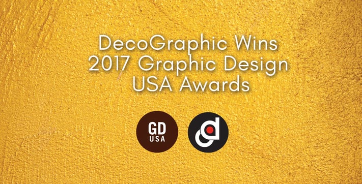 DecoGraphic Wins  2017 Graphic Design  USA Awards