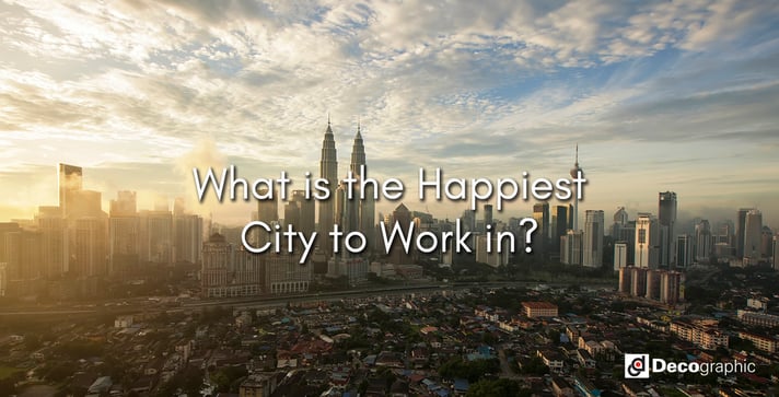 What is the Happiest  City to Work in?