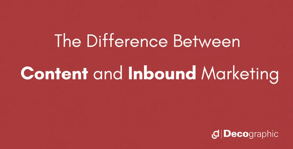 the difference between content and inbound marketing
