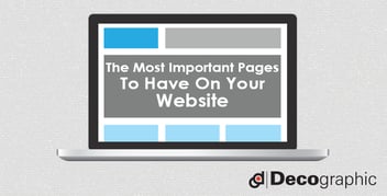the most important pages to have on your website